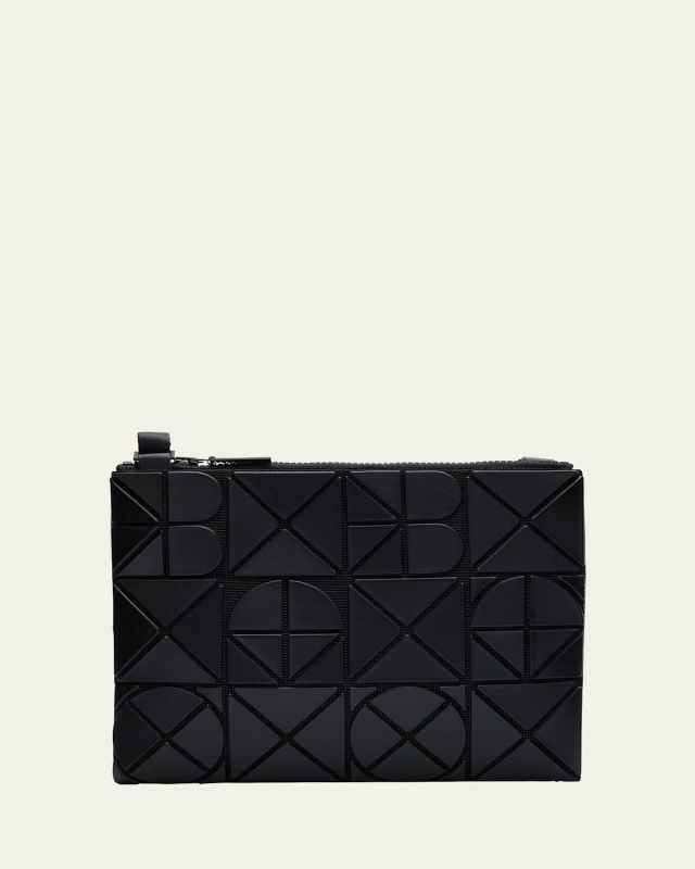 Font Geometric Crossbody Bag